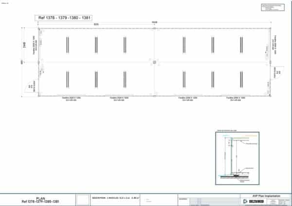 Ensemble modulaire occasion de 80m²