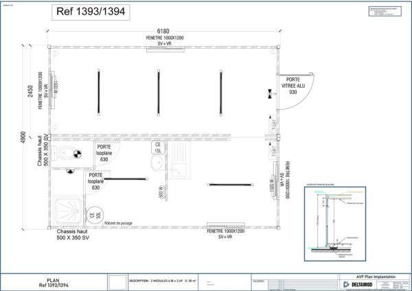 Ensemble modulaire occasion 30m²